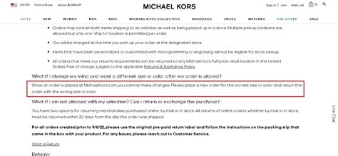 how to cancel order on michael kors|michael kors 1800 number.